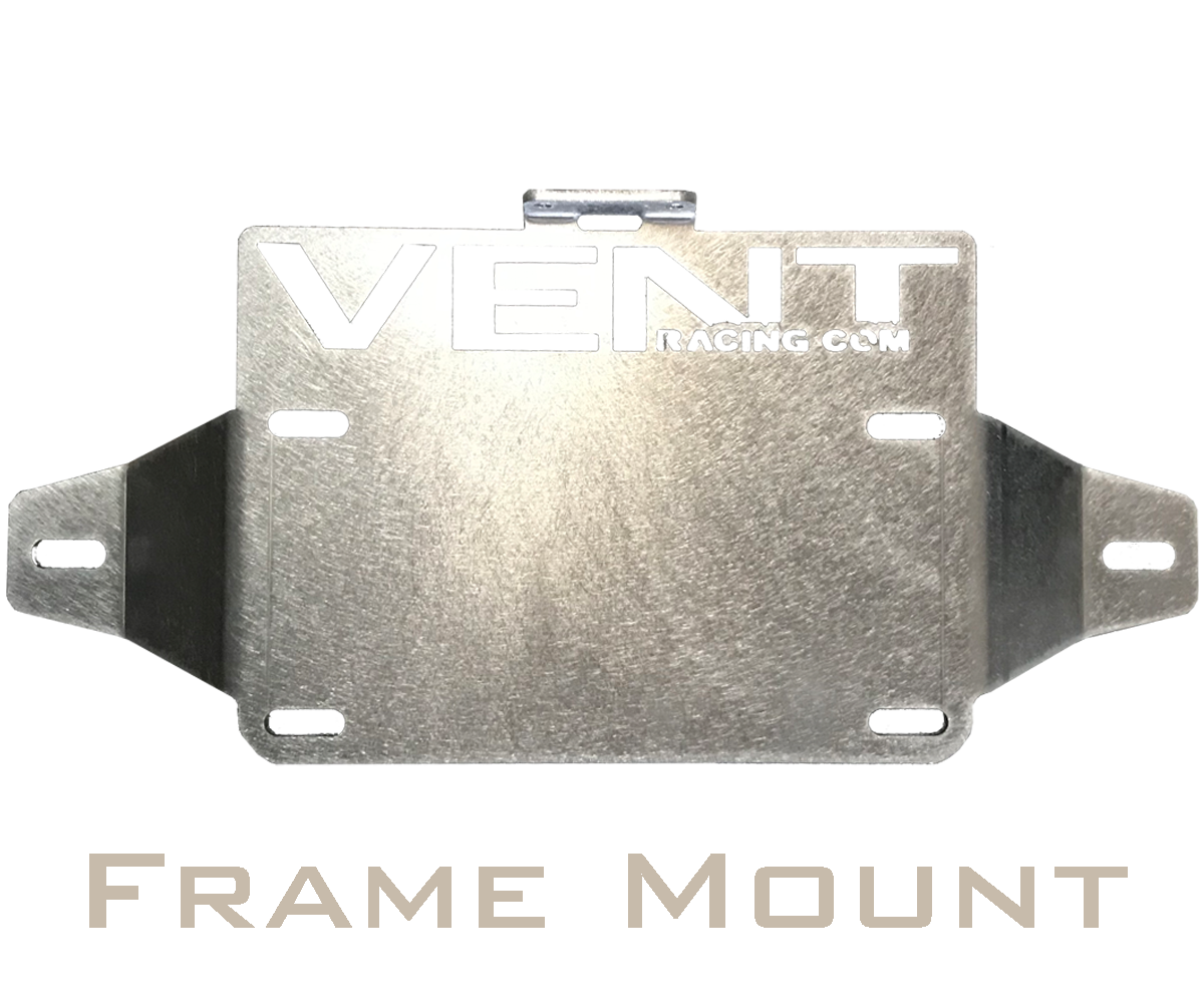Frame Mount RZR License Plate Holder