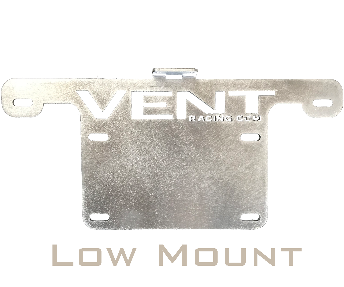 Low Mount RZR License Plate Holder