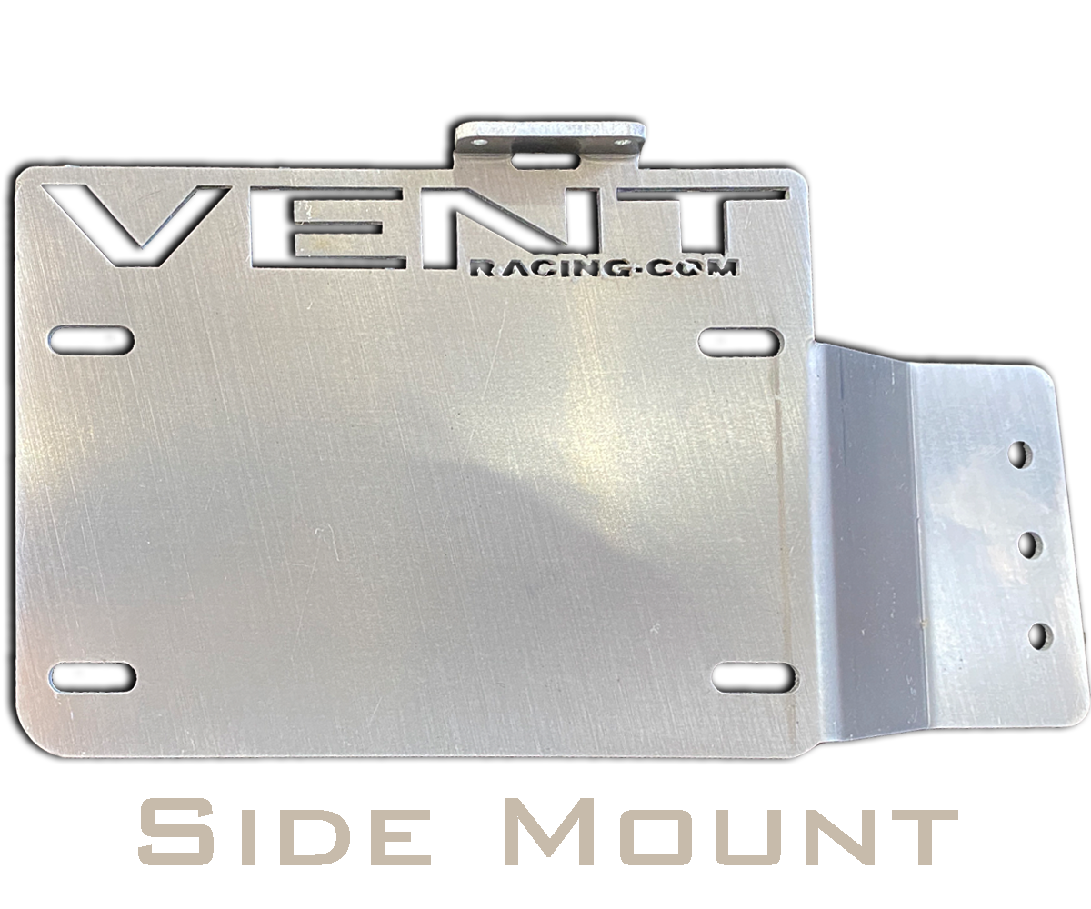 Side Mount PRO XP / TURBO R License Plate Holder