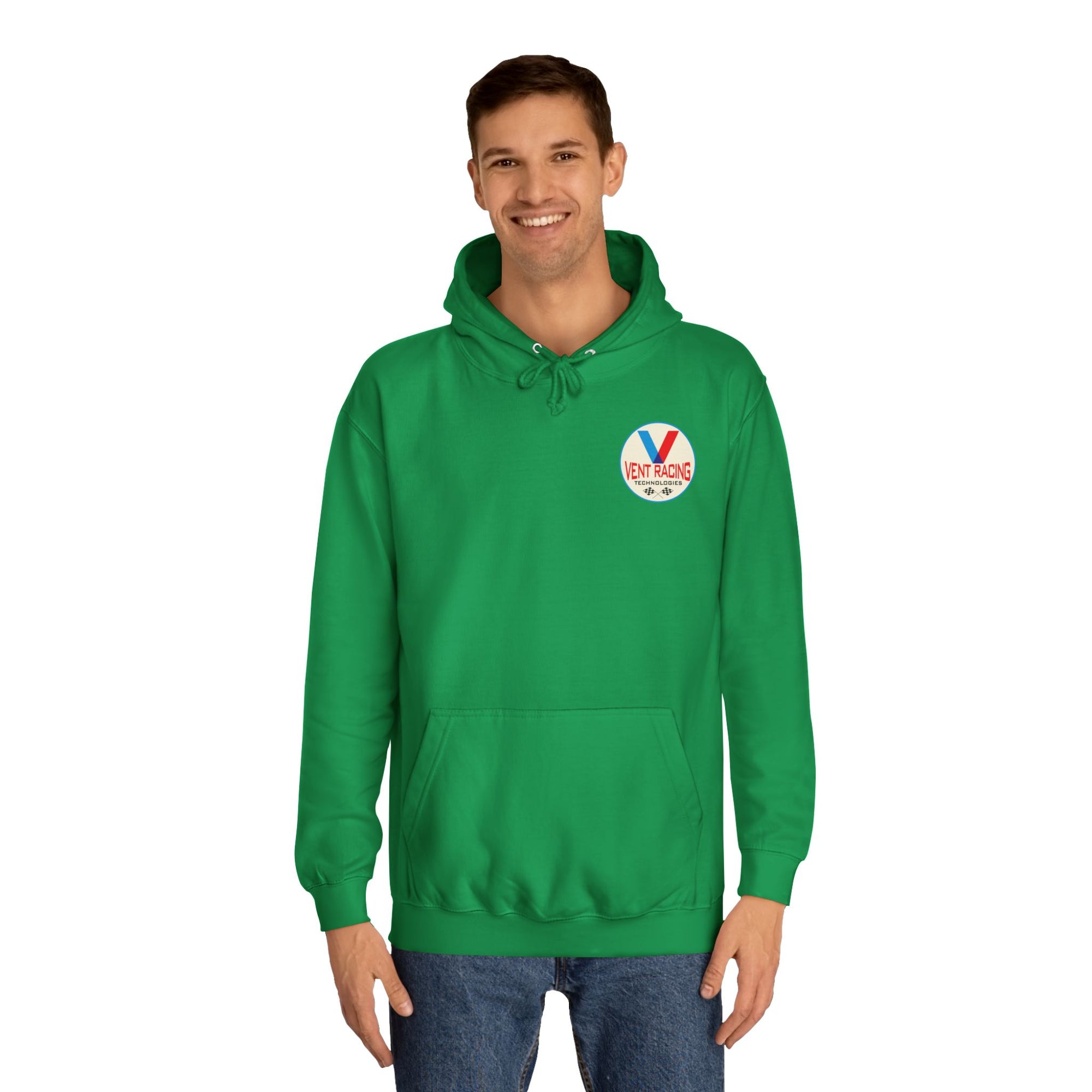 Vent Racing V Hoodie, College Sweatshirt, Gift for Racing Fans, Casual Apparel, Outdoor Adventure Clothing
