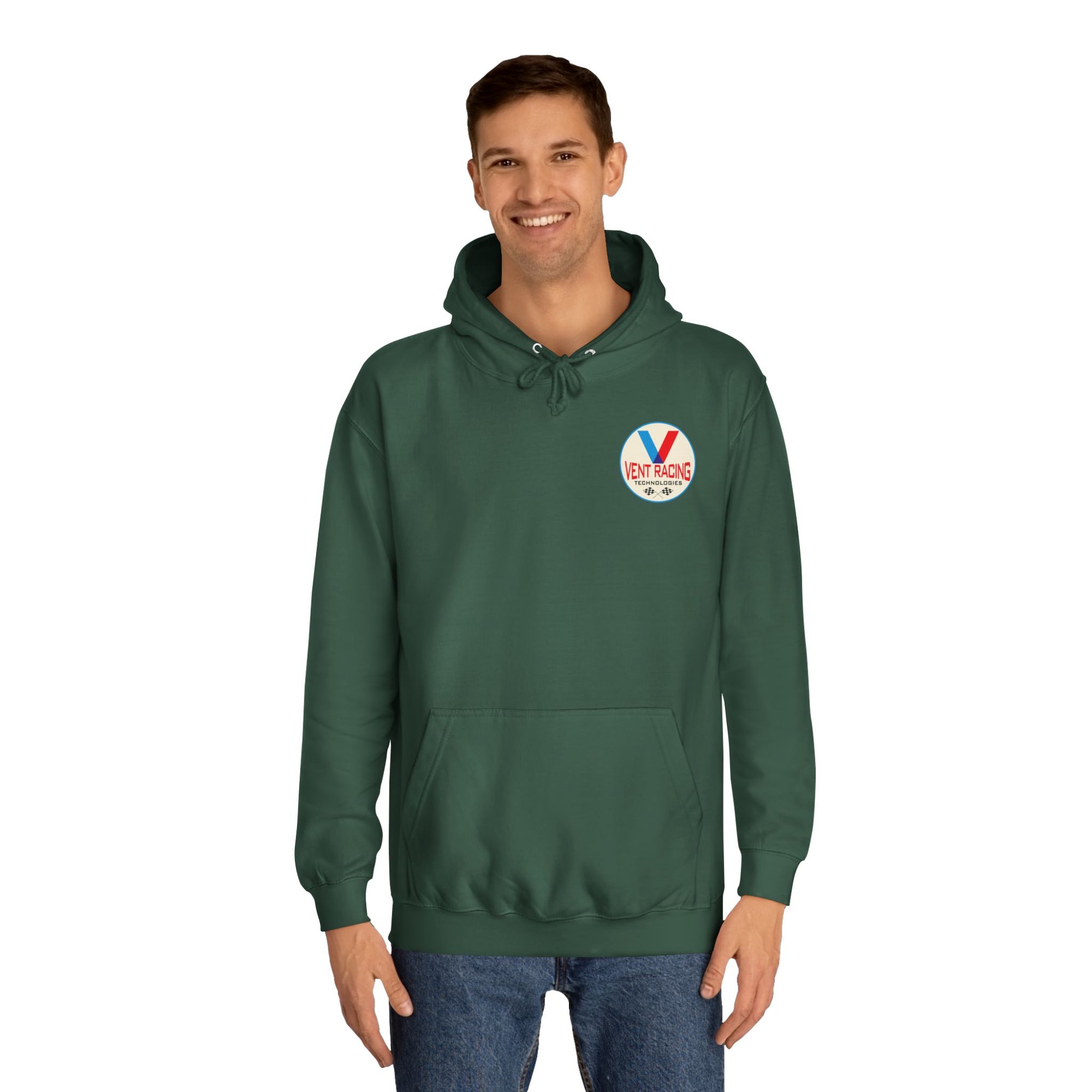 Vent Racing V Hoodie, College Sweatshirt, Gift for Racing Fans, Casual Apparel, Outdoor Adventure Clothing