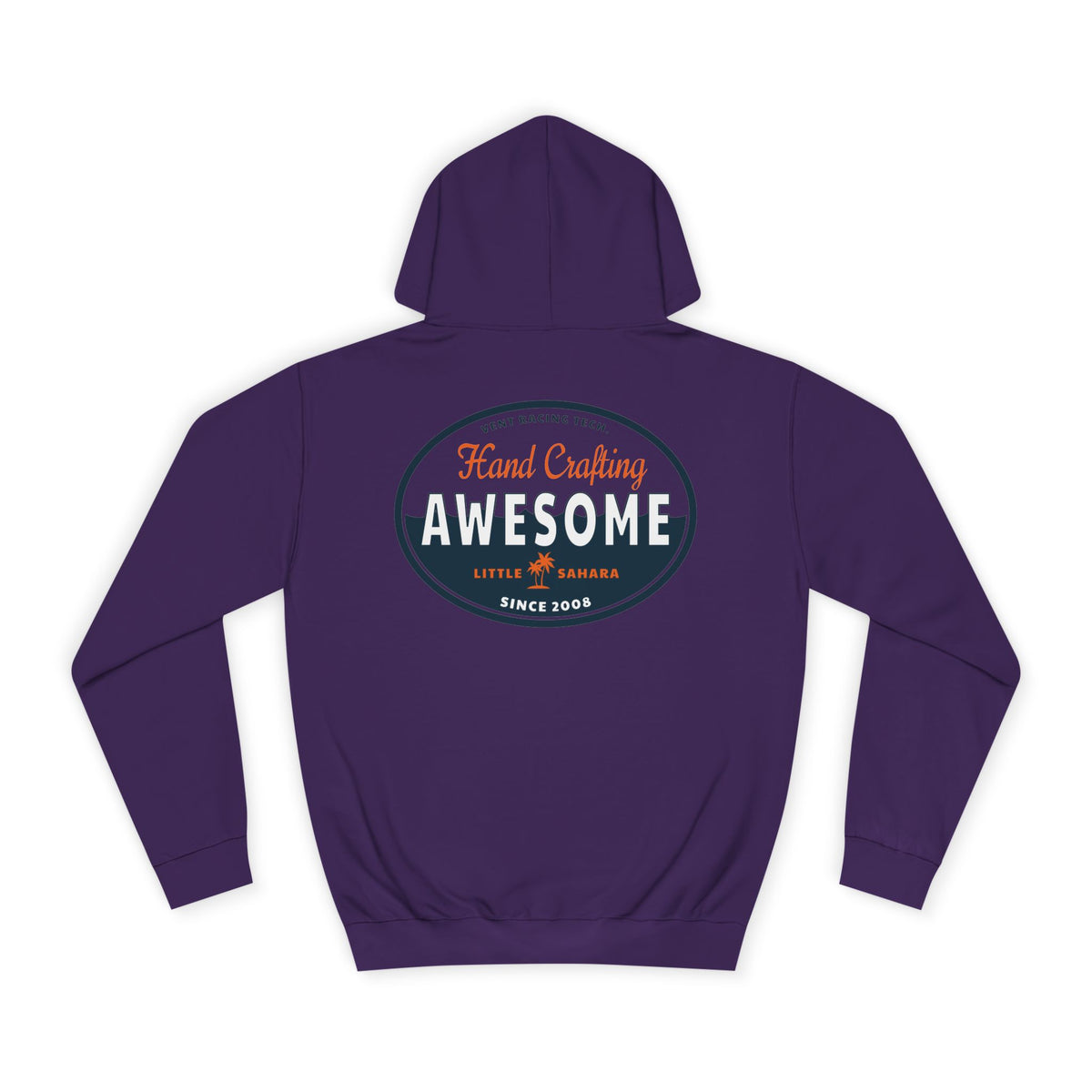 Oval Crafting Awesome | Unisex Hoodie, College Sweatshirt, Gift for Racing Fans, Casual Apparel, Outdoor Adventure Clothing