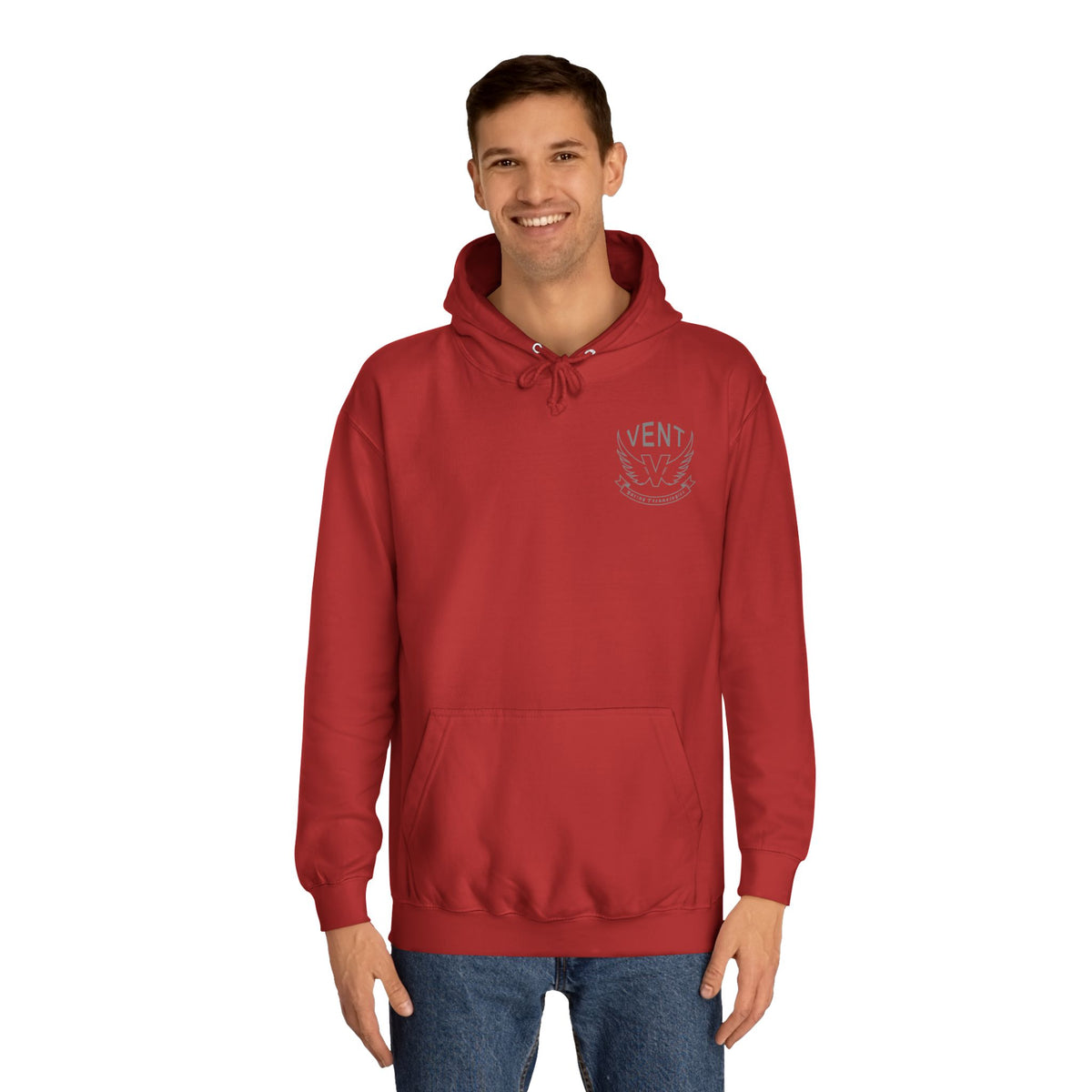 Vent Racing Snake Unisex Hoodie, College Sweatshirt, Gift for Racing Fans, Casual Apparel, Outdoor Adventure Clothing