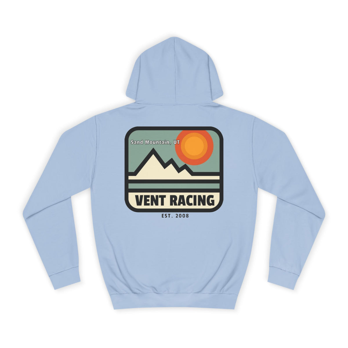 Vent Racing Sand Mountain Unisex Hoodie, College Sweatshirt, Gift for Racing Fans, Casual Apparel, Outdoor Adventure Clothing