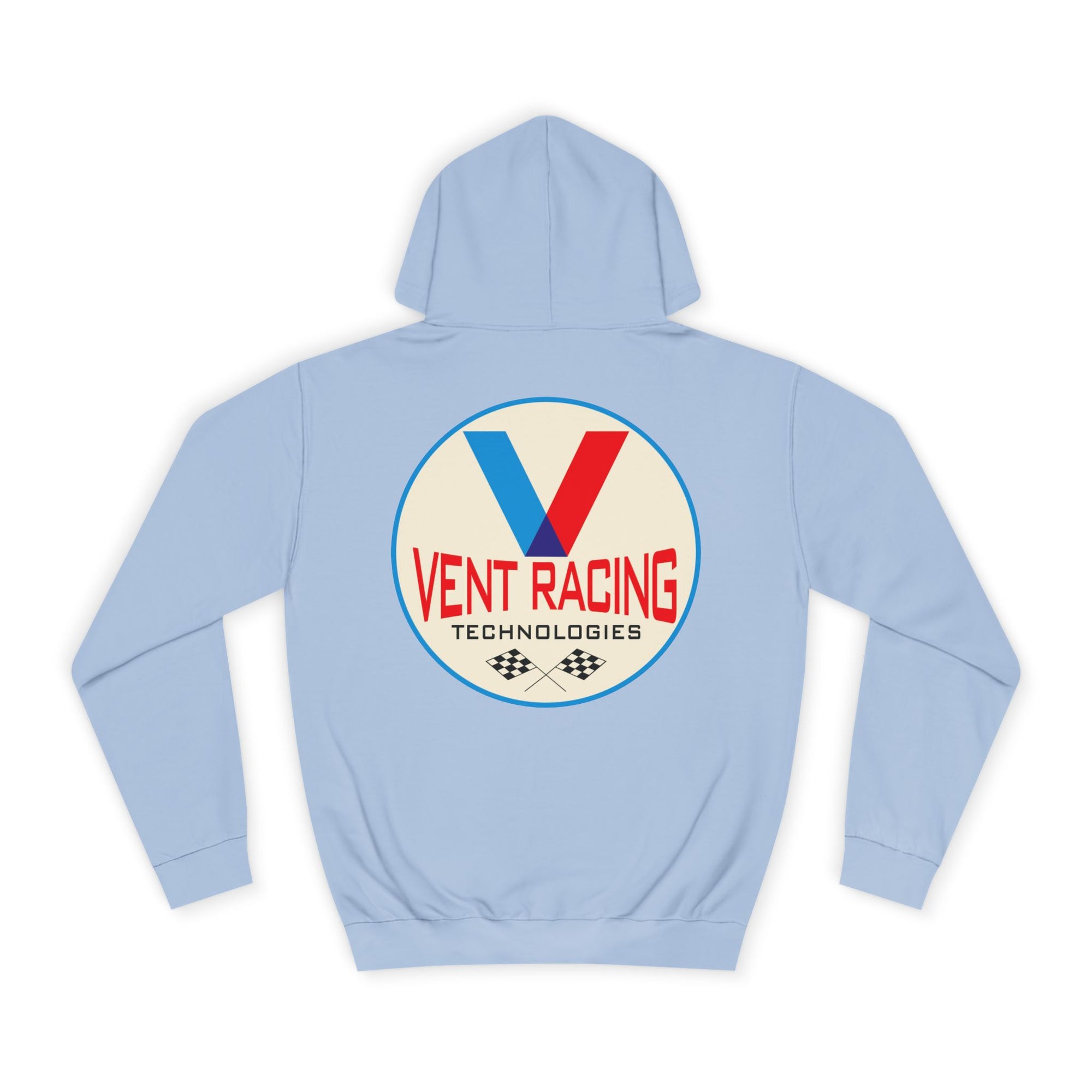 Vent Racing V Hoodie, College Sweatshirt, Gift for Racing Fans, Casual Apparel, Outdoor Adventure Clothing