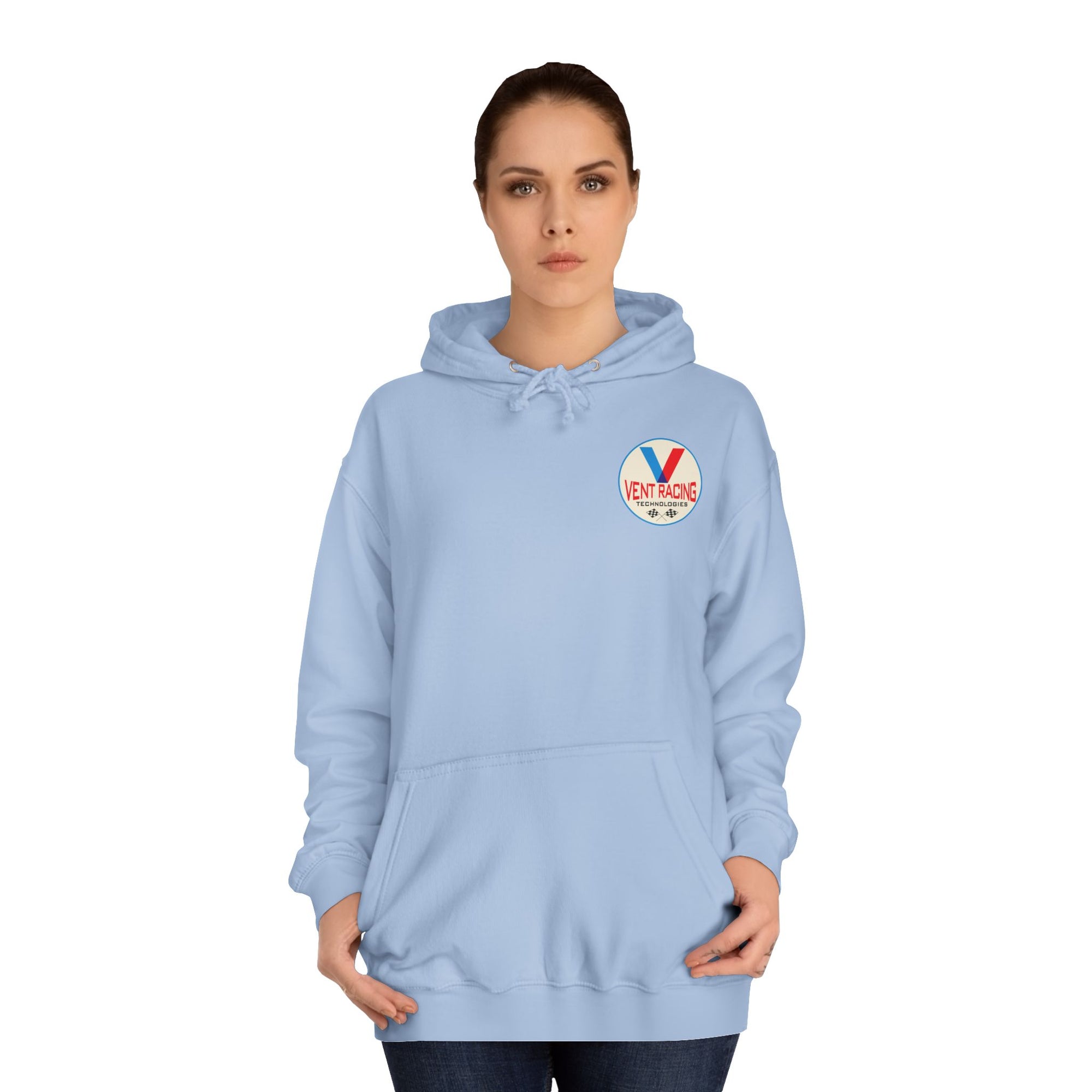 Vent Racing V Hoodie, College Sweatshirt, Gift for Racing Fans, Casual Apparel, Outdoor Adventure Clothing