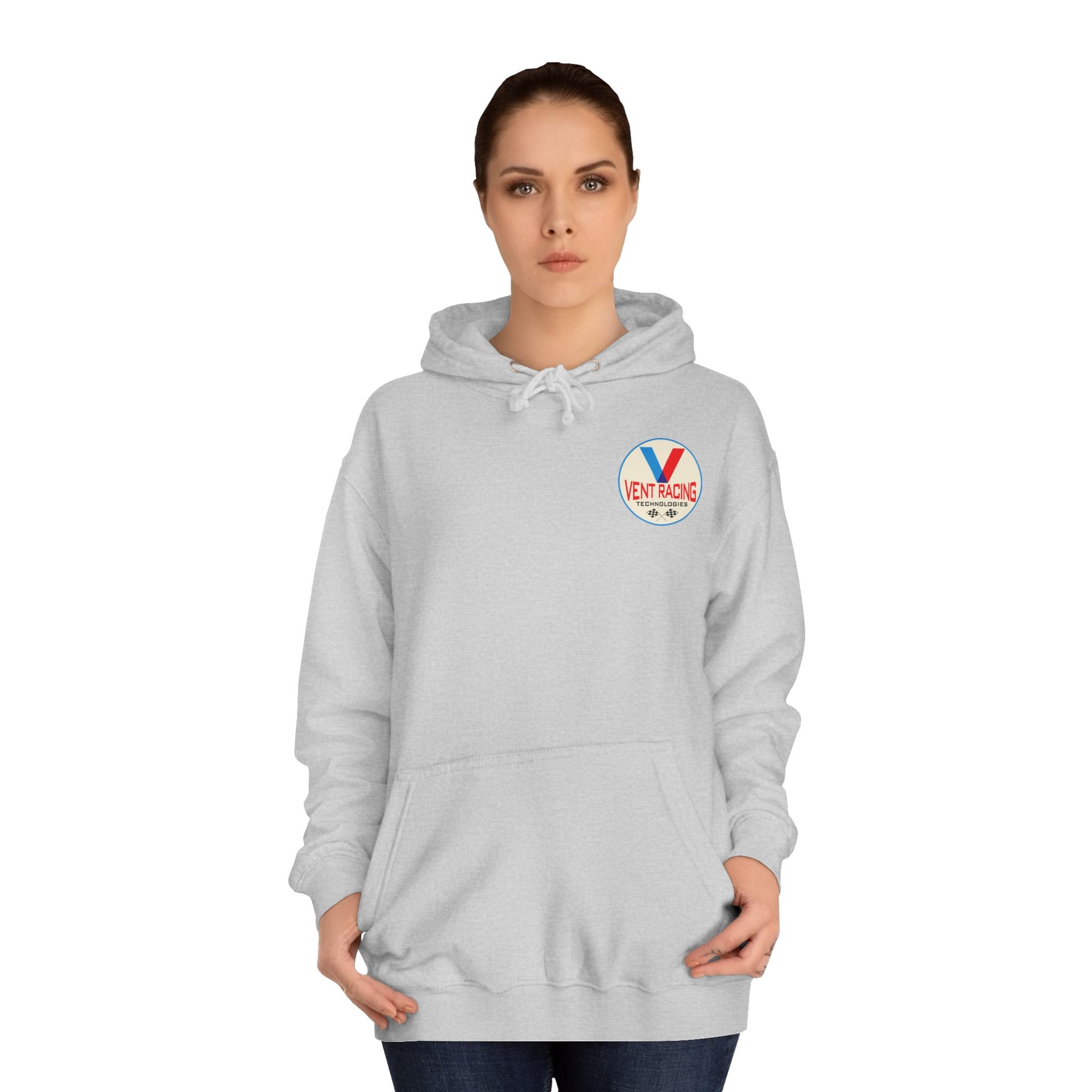 Vent Racing V Hoodie, College Sweatshirt, Gift for Racing Fans, Casual Apparel, Outdoor Adventure Clothing