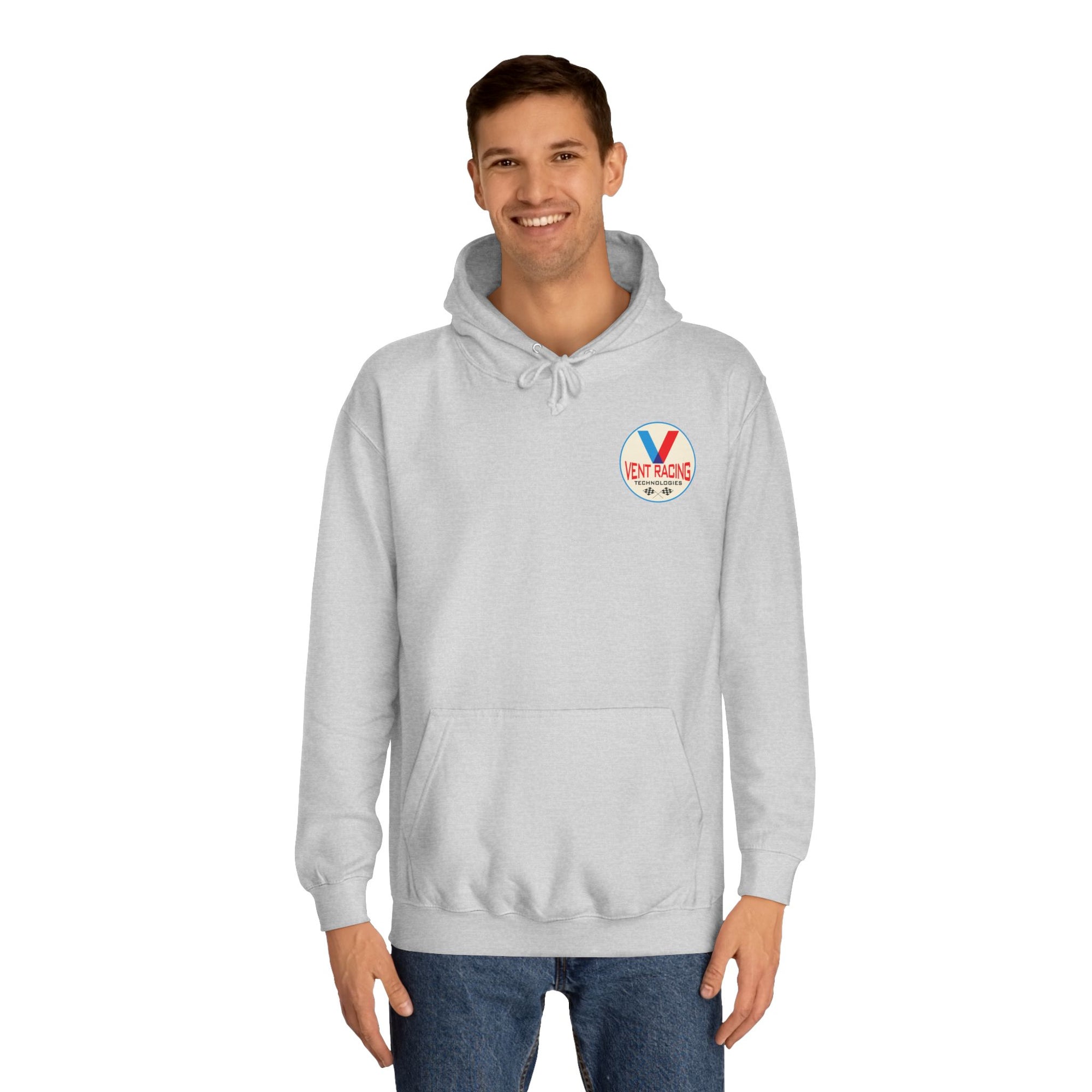 Vent Racing V Hoodie, College Sweatshirt, Gift for Racing Fans, Casual Apparel, Outdoor Adventure Clothing