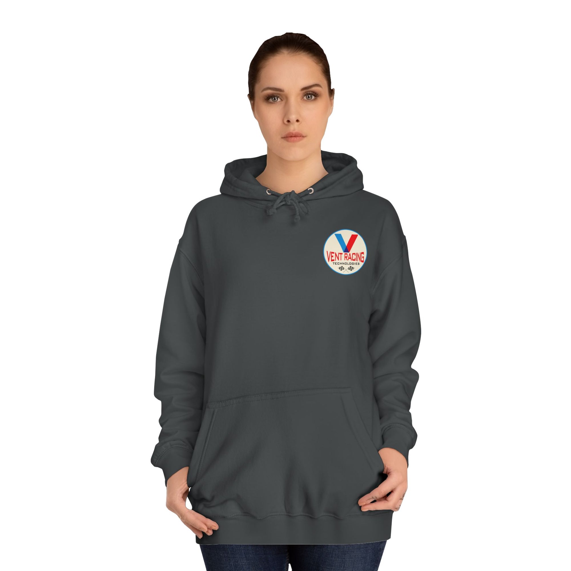 Vent Racing V Hoodie, College Sweatshirt, Gift for Racing Fans, Casual Apparel, Outdoor Adventure Clothing