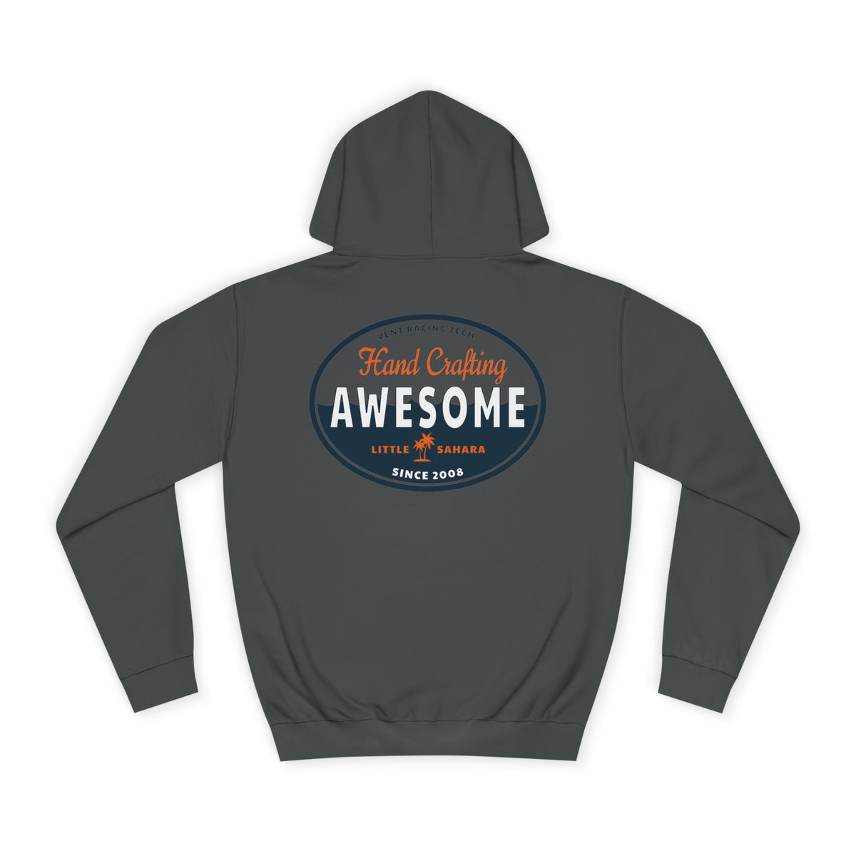 Oval Crafting Awesome | Unisex Hoodie, College Sweatshirt, Gift for Racing Fans, Casual Apparel, Outdoor Adventure Clothing