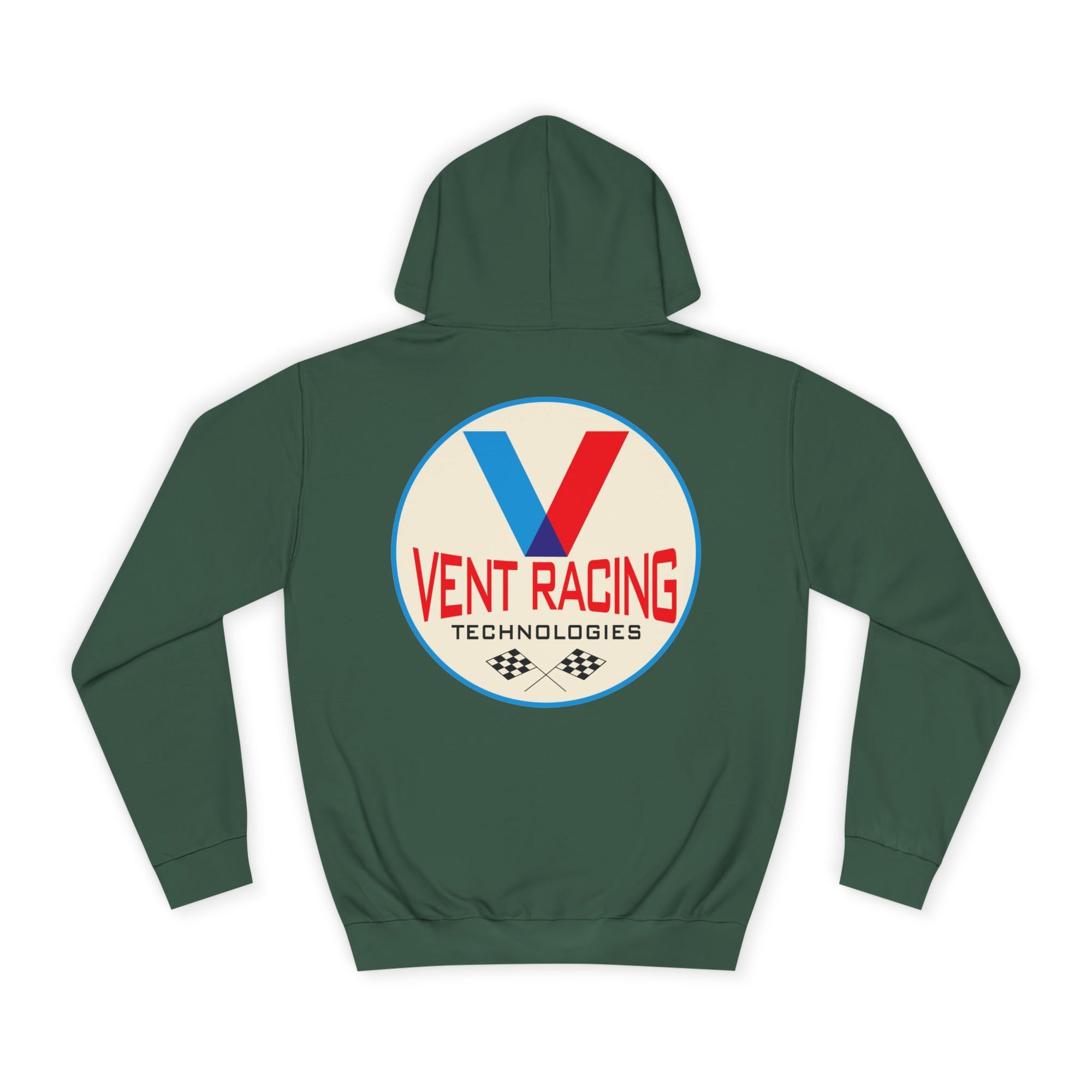Vent Racing V Hoodie, College Sweatshirt, Gift for Racing Fans, Casual Apparel, Outdoor Adventure Clothing