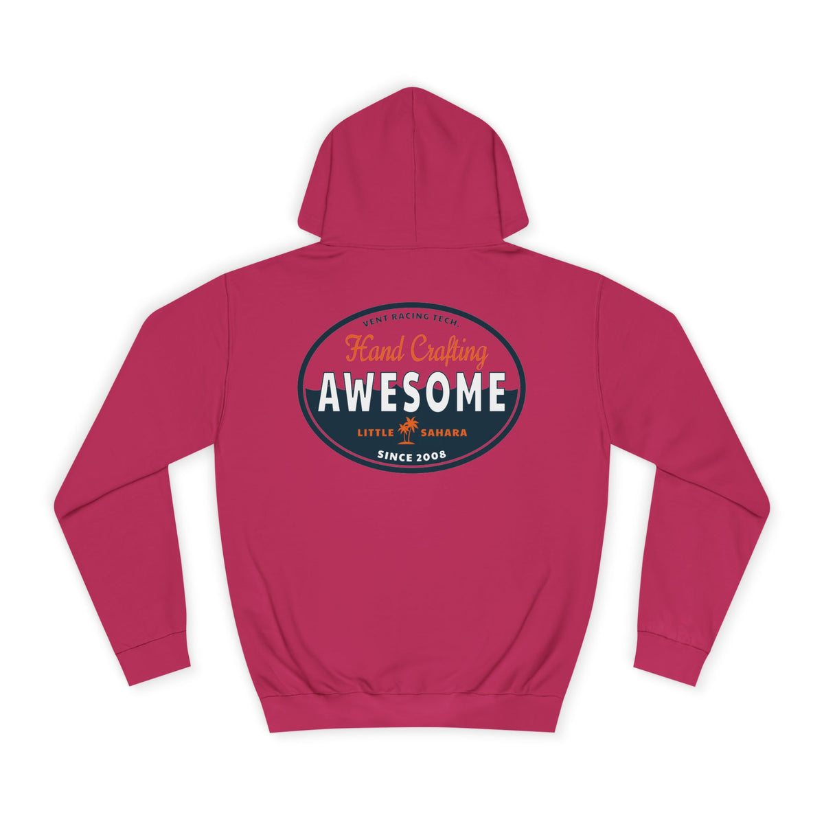 Oval Crafting Awesome | Unisex Hoodie, College Sweatshirt, Gift for Racing Fans, Casual Apparel, Outdoor Adventure Clothing