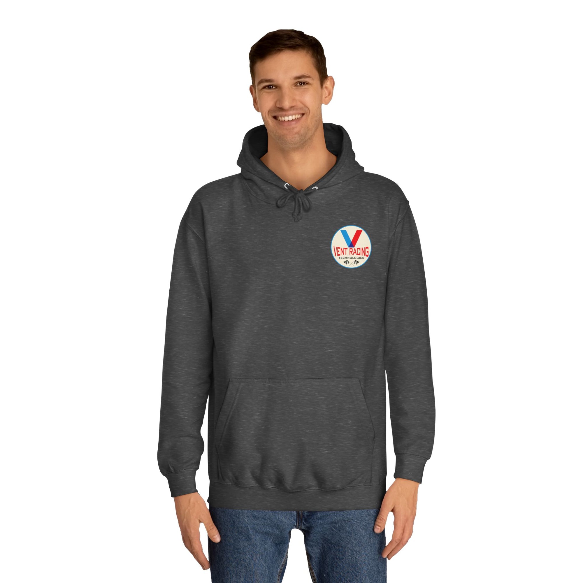 Vent Racing V Hoodie, College Sweatshirt, Gift for Racing Fans, Casual Apparel, Outdoor Adventure Clothing