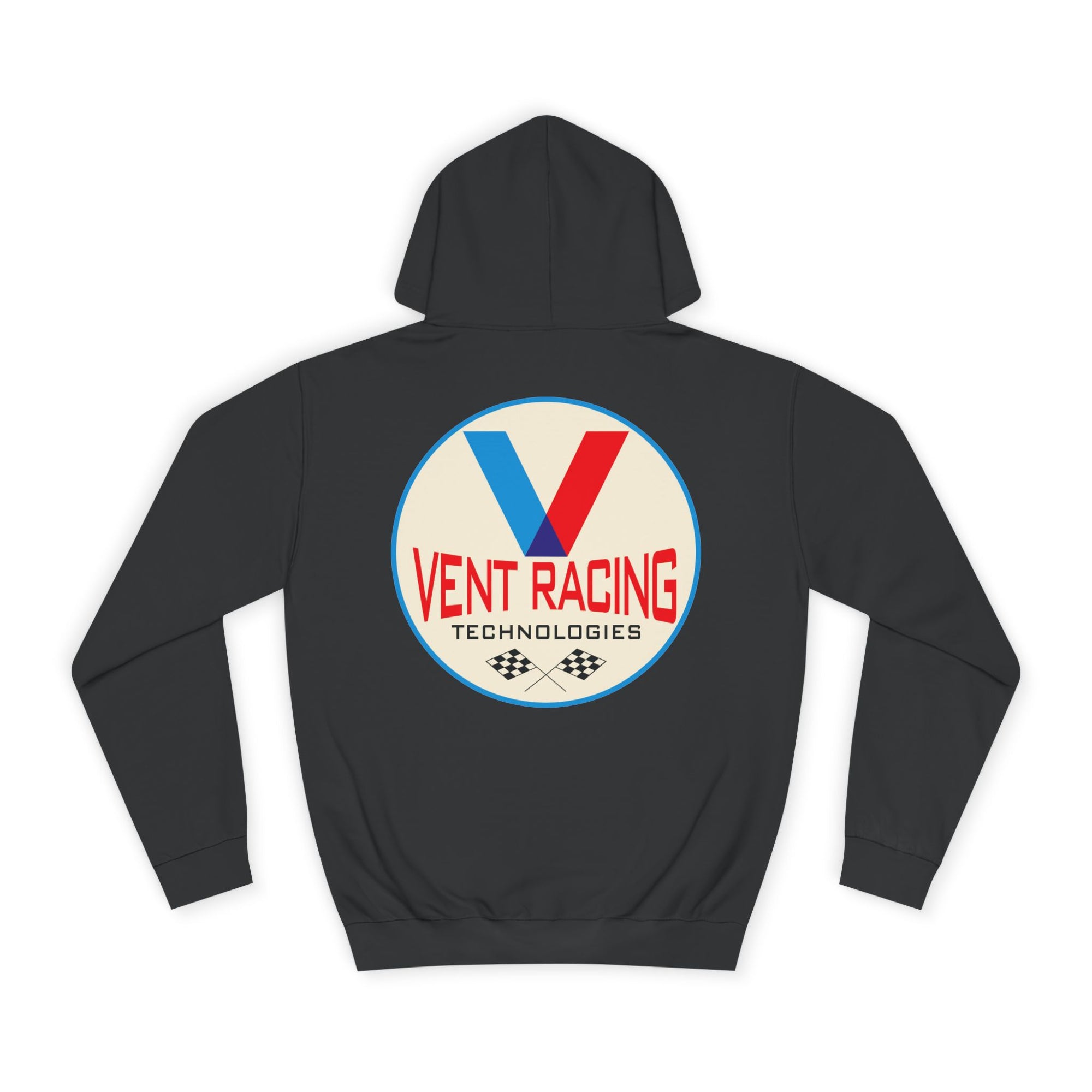 Vent Racing V Hoodie, College Sweatshirt, Gift for Racing Fans, Casual Apparel, Outdoor Adventure Clothing