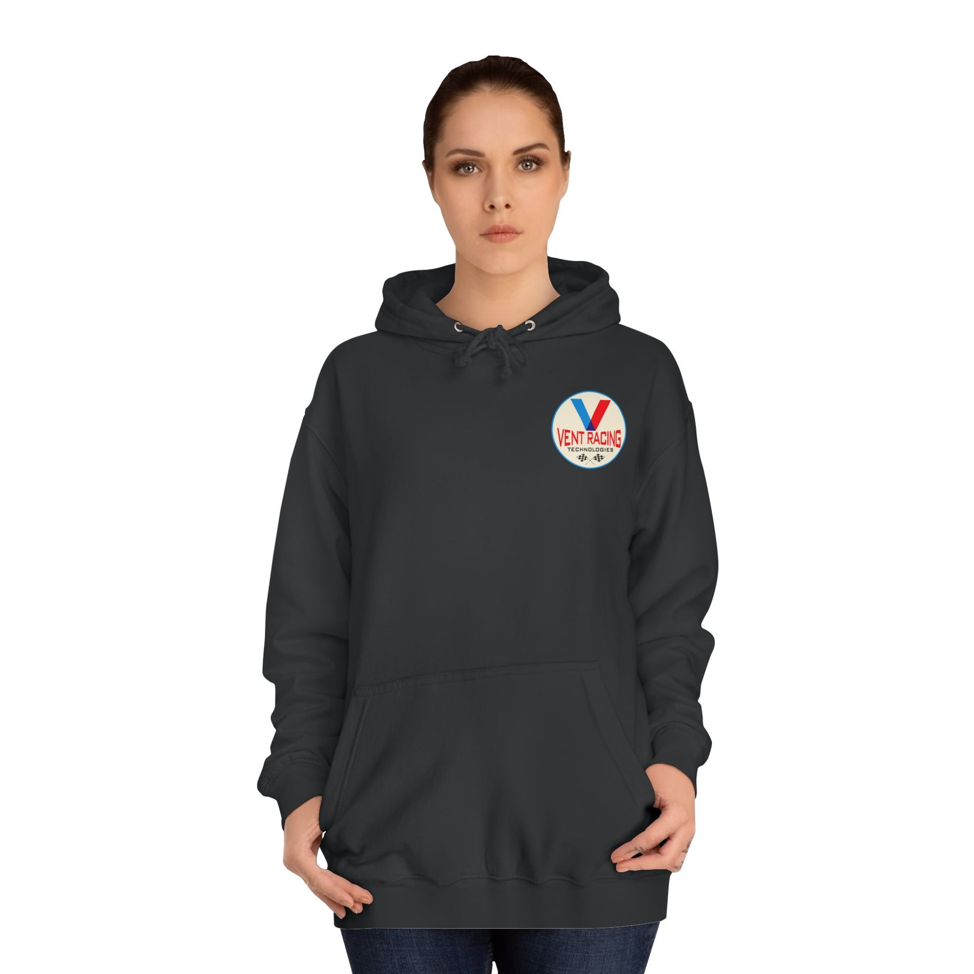 Vent Racing V Hoodie, College Sweatshirt, Gift for Racing Fans, Casual Apparel, Outdoor Adventure Clothing