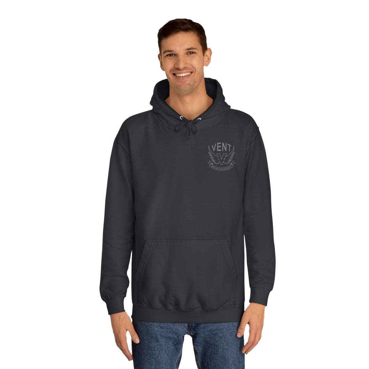 Vent Racing Snake Unisex Hoodie, College Sweatshirt, Gift for Racing Fans, Casual Apparel, Outdoor Adventure Clothing