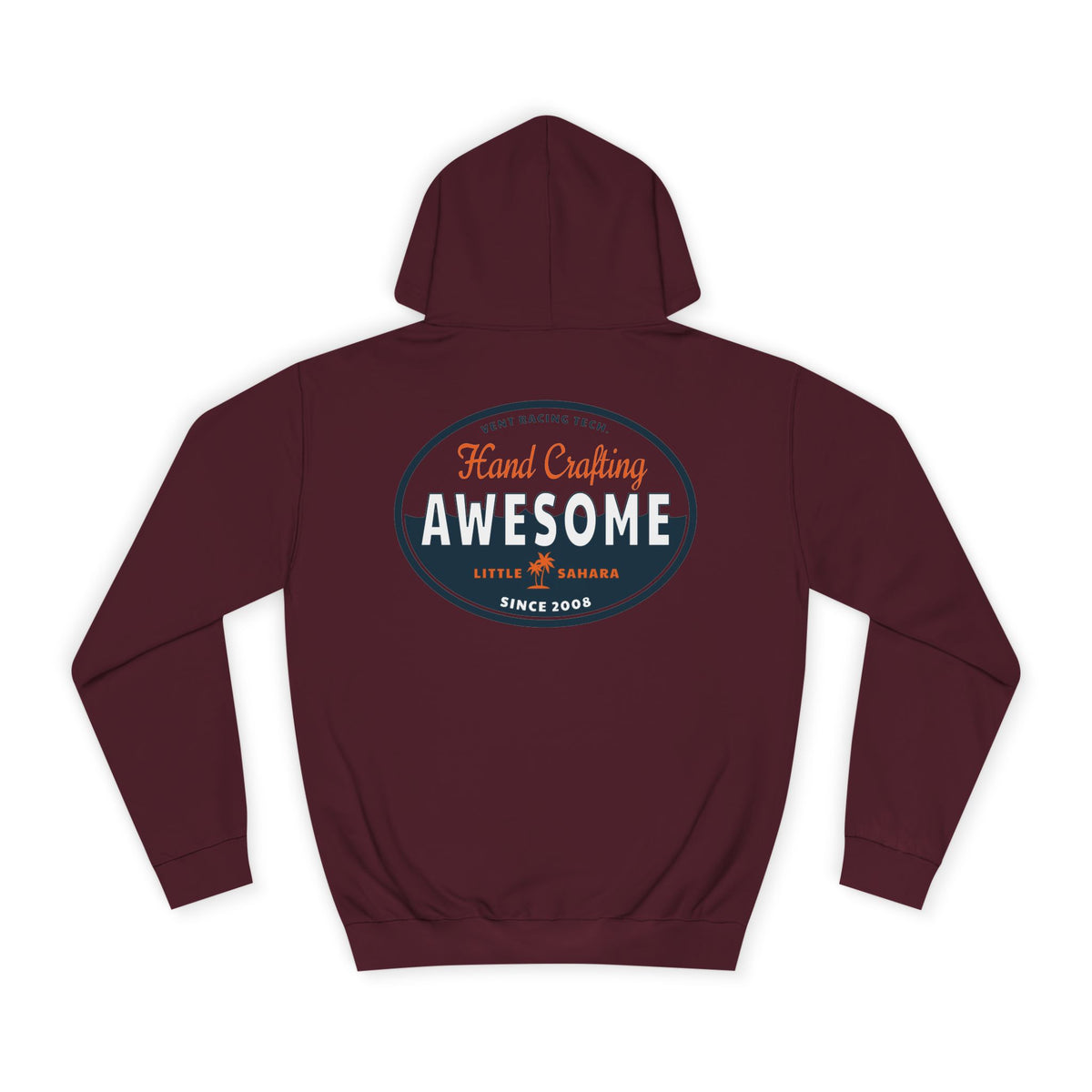 Oval Crafting Awesome | Unisex Hoodie, College Sweatshirt, Gift for Racing Fans, Casual Apparel, Outdoor Adventure Clothing