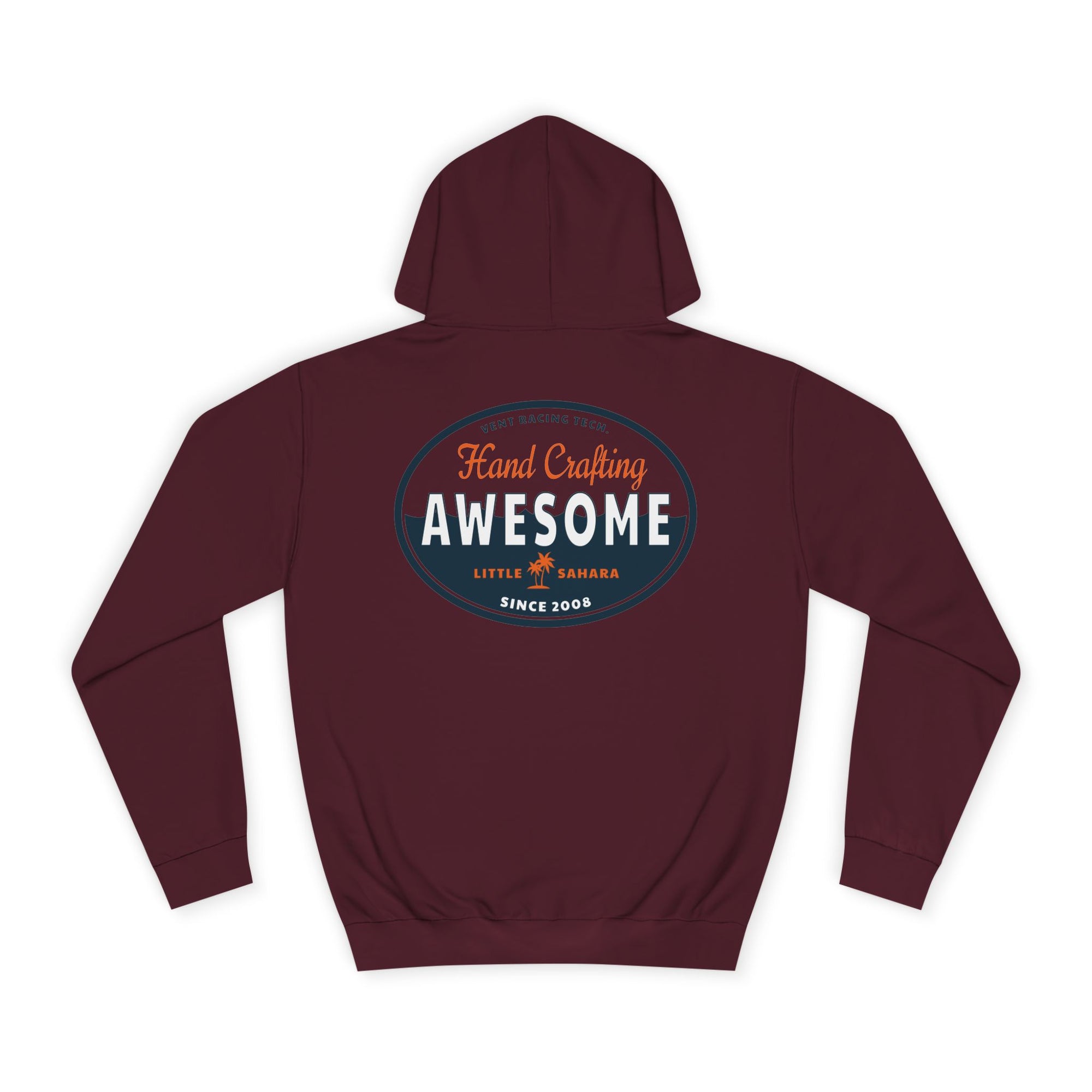 Oval Crafting Awesome | Unisex Hoodie, College Sweatshirt, Gift for Racing Fans, Casual Apparel, Outdoor Adventure Clothing