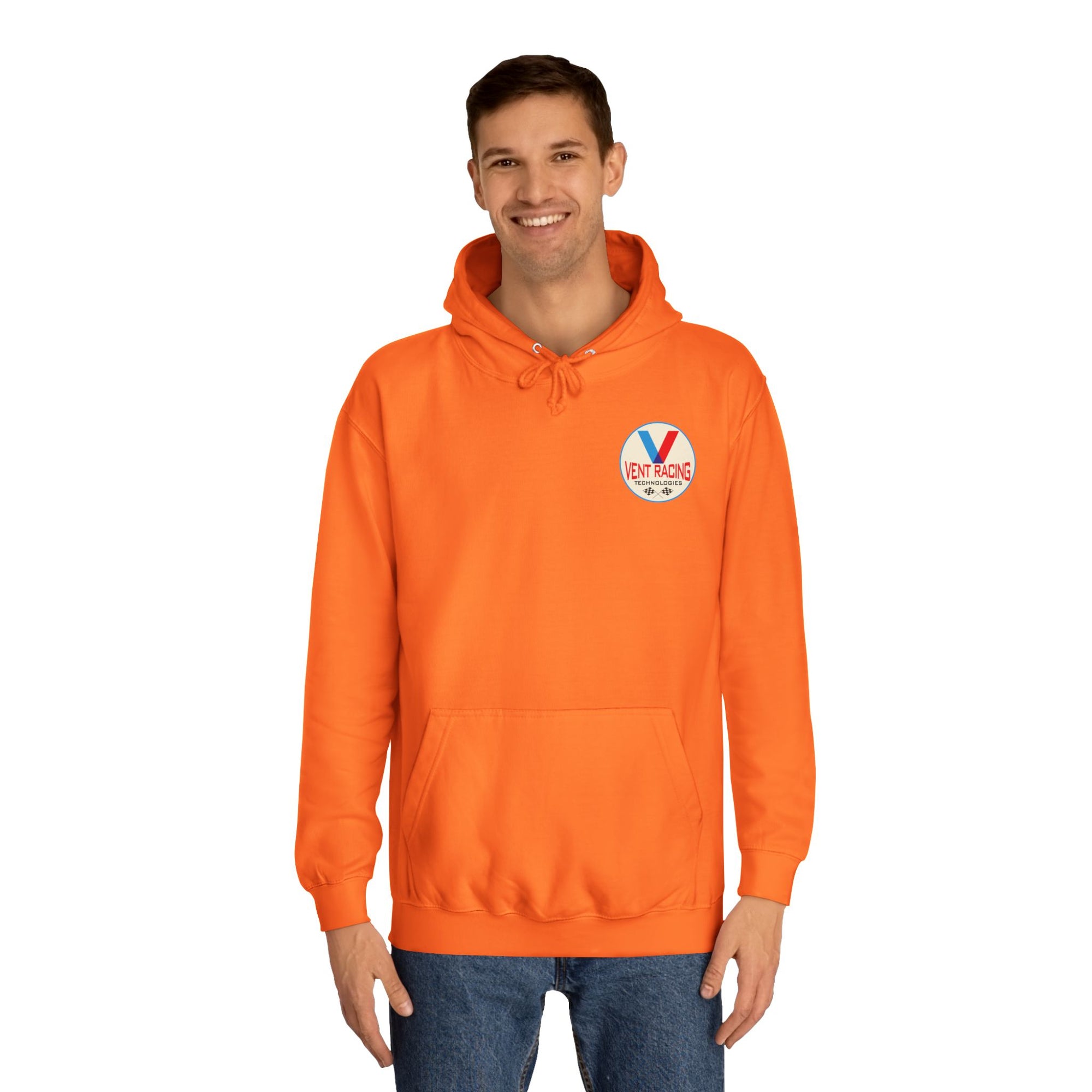 Vent Racing V Hoodie, College Sweatshirt, Gift for Racing Fans, Casual Apparel, Outdoor Adventure Clothing