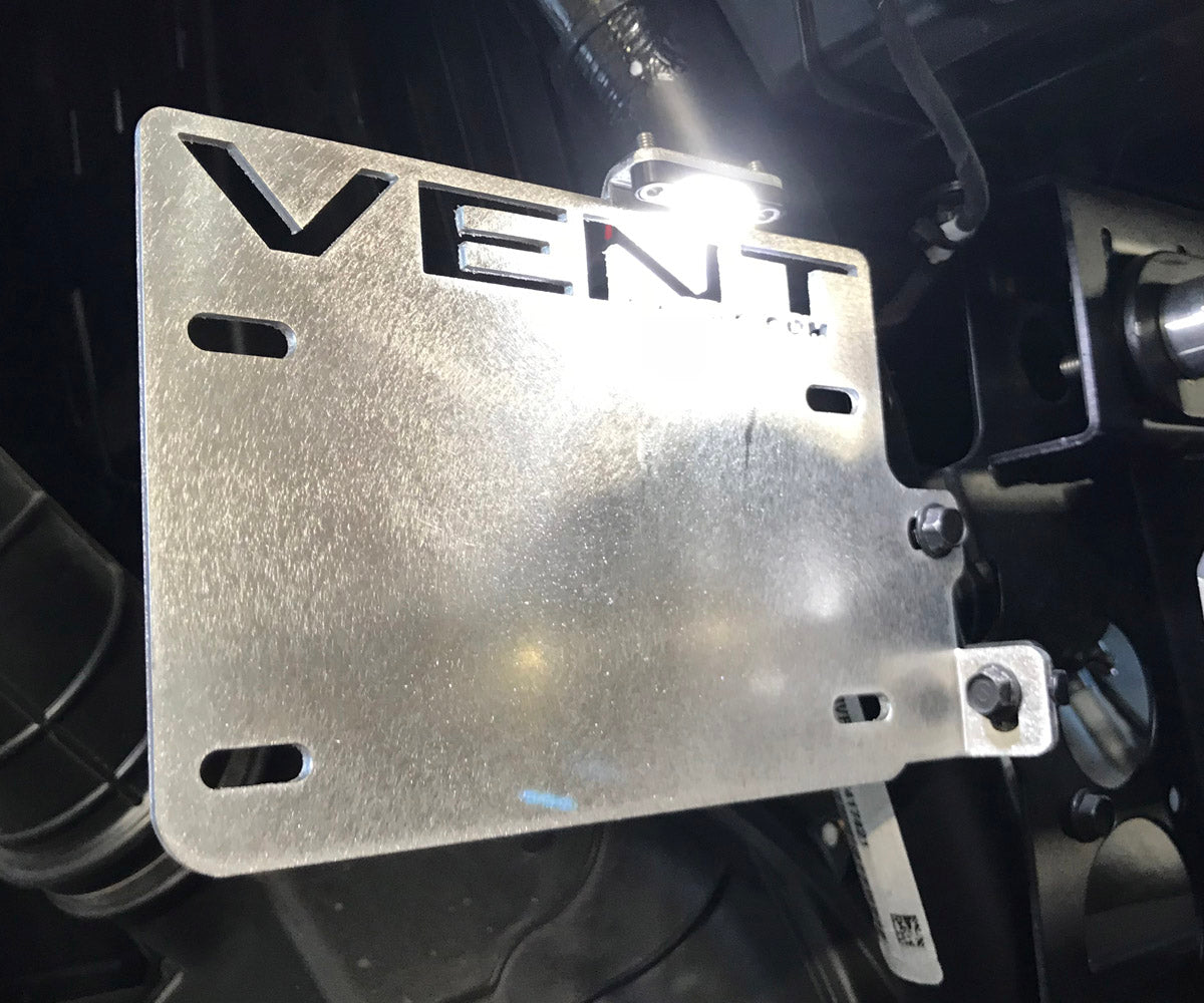Side Mount RZR License Plate Holder
