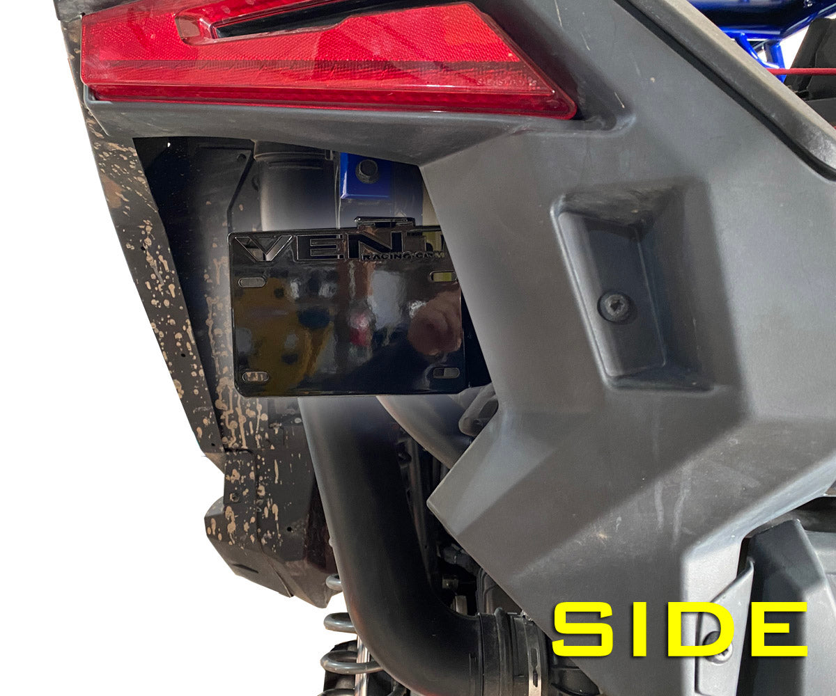 Side Mount PRO XP / TURBO R License Plate Holder
