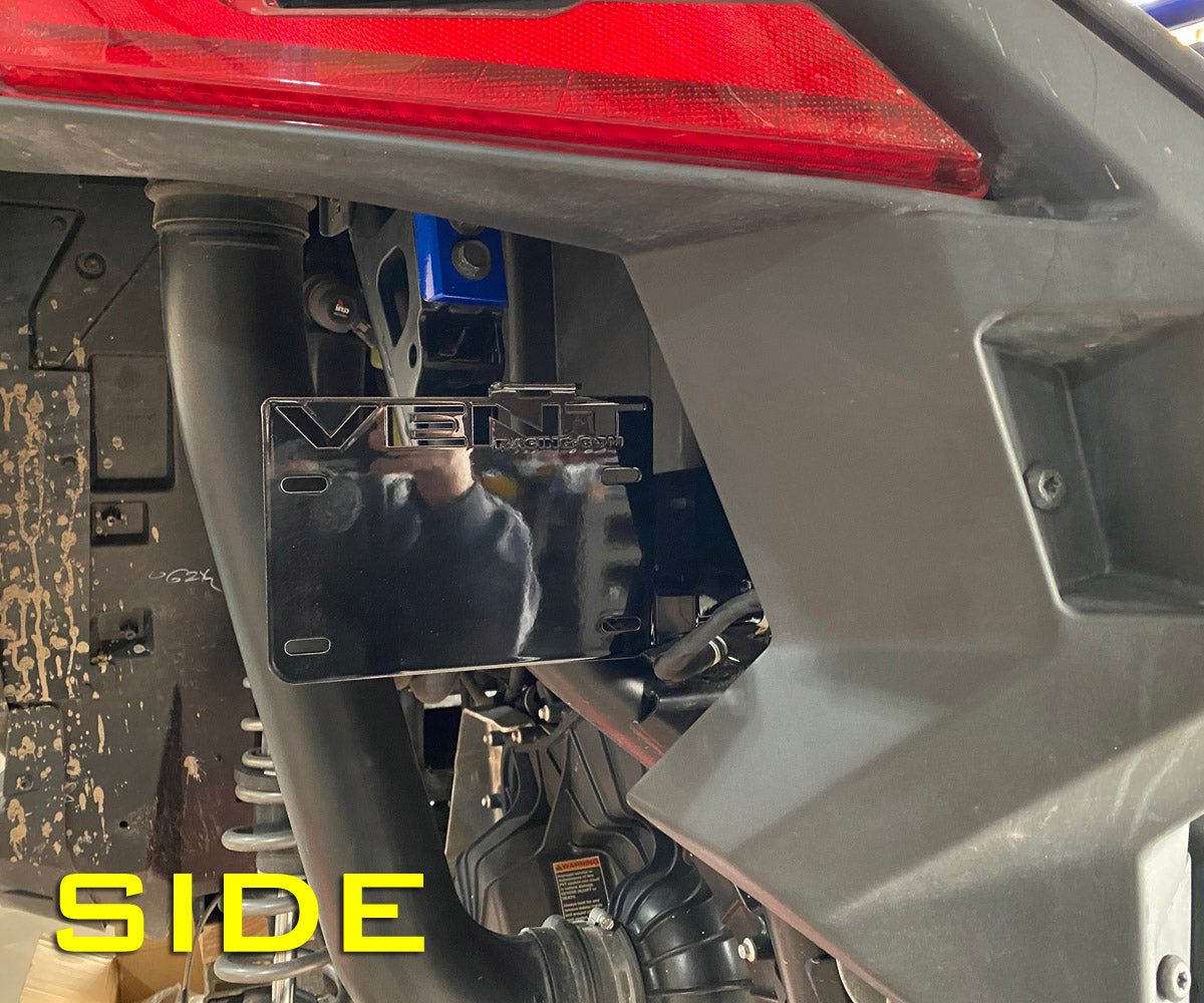 Side Mount PRO XP / TURBO R License Plate Holder