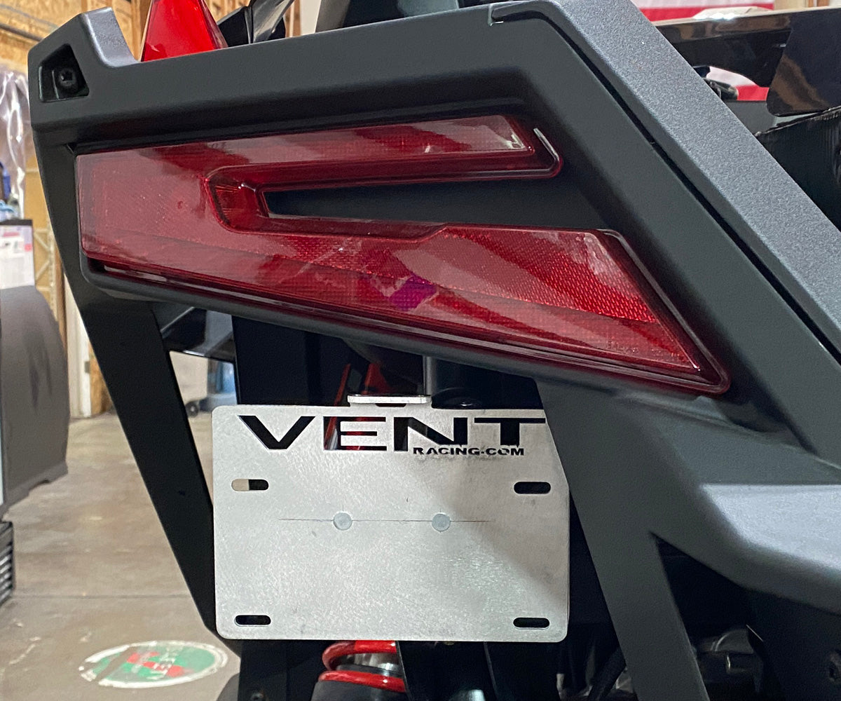 Polaris XP 1000 License Plate Mount  Vent Racing technologies - Vent  Racing Technologies