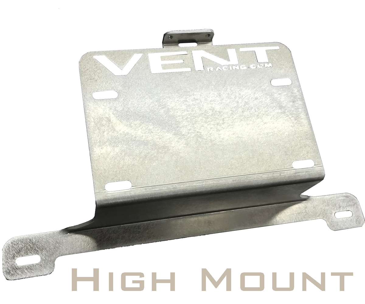 High Mount RZR License Plate Holder